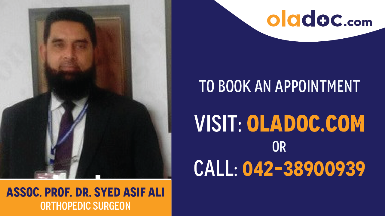 Book appointment with Dr.Syed Asif Ali-best Orthopedic Surgeon in Gujranwala